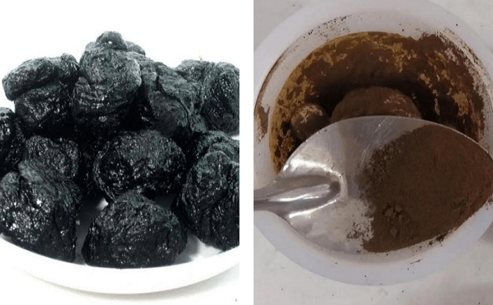 熟地黄研磨前后